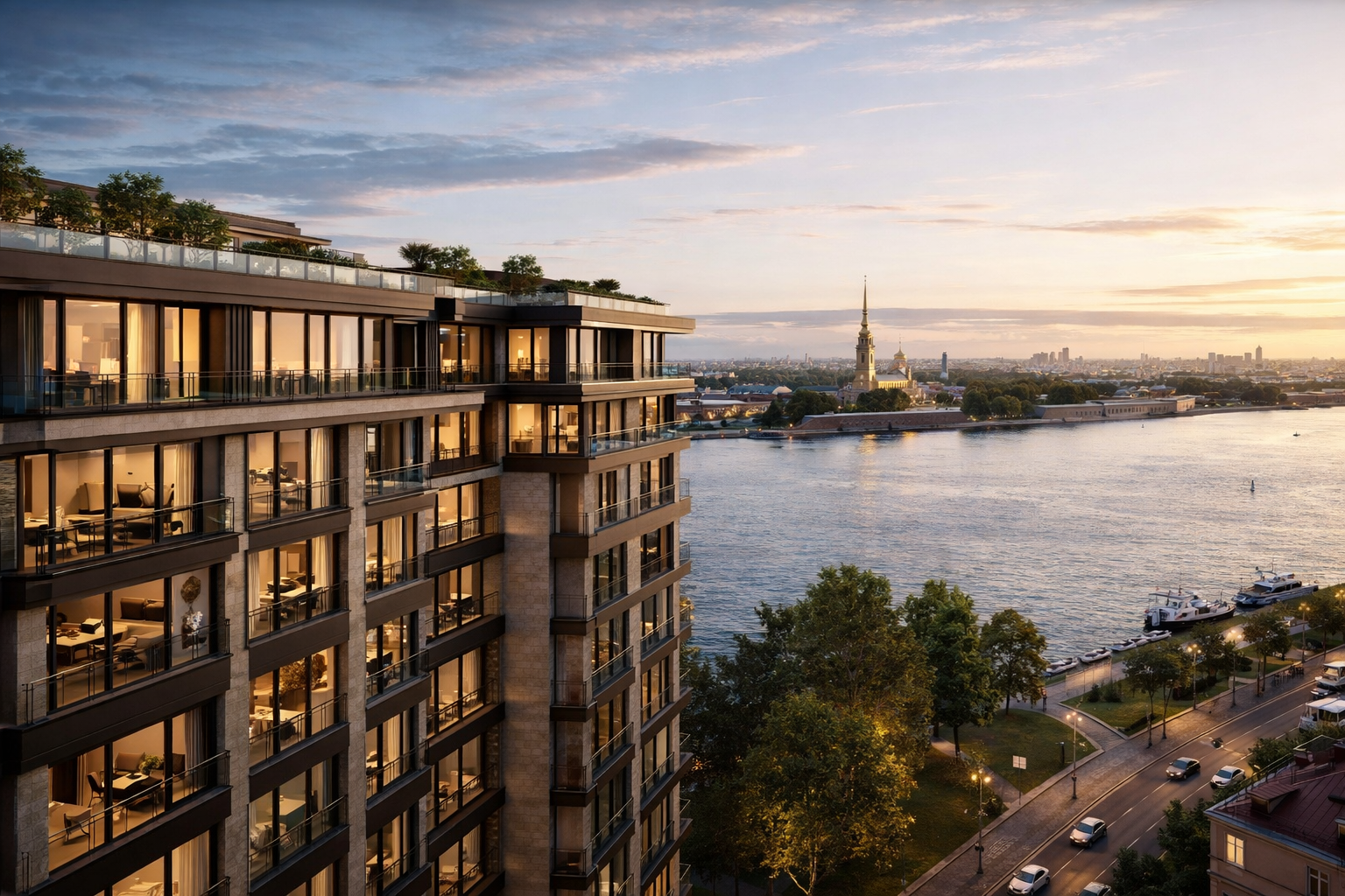 Новостройки бизнес-класса в престижных районах Санкт-Петербурга